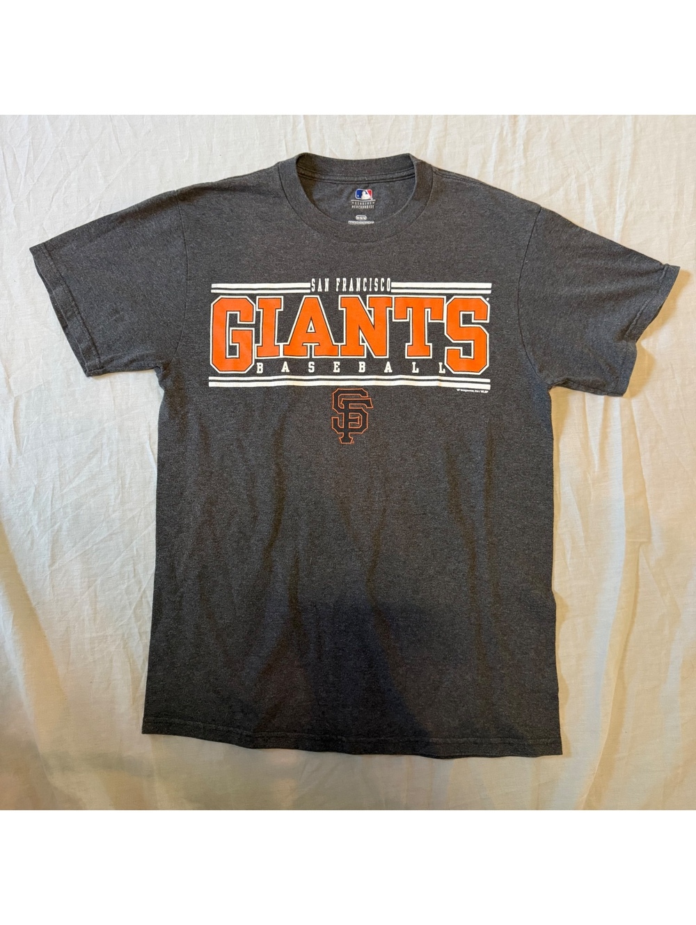 San Francisco Giants Baseball Gray MLB Genuine Merchandise T Shirt